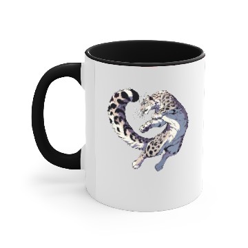 Discover Snow Leopard Leopard White Leopard Accent Mugs