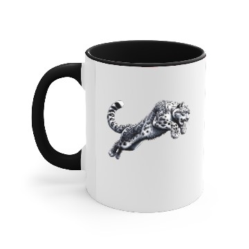 Discover Snow Leopard Leopard White Leopard Accent Mugs