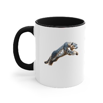 Discover Snow Leopard Leopard White Leopard Accent Mugs