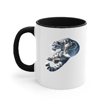 Discover Snow Leopard Leopard White Leopard Accent Mugs