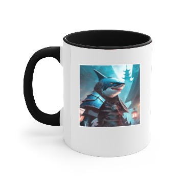Discover Shark Attack Accent Mugs