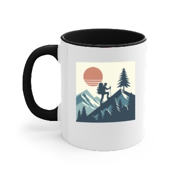 Discover Pathfinder: Nature's Untrodden Paths Accent Mugs