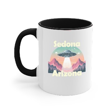 Discover Sedona UFO Adventure Accent Mugs