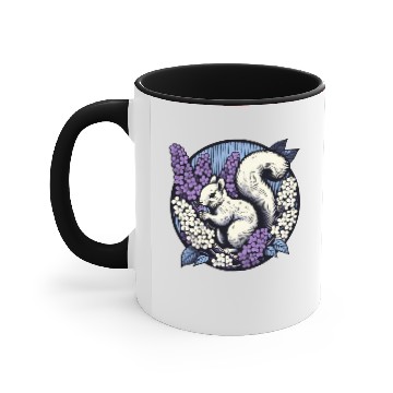 Discover Lilac Squirrel Accent Mugs