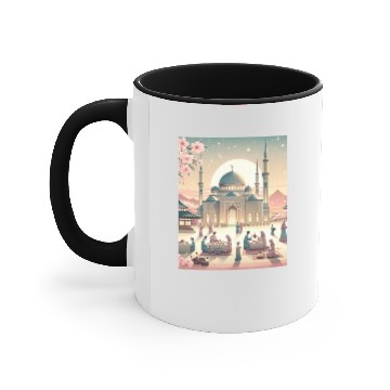 Discover Sakura Eid Japanese Style Celebration of Eid al Accent Mugs