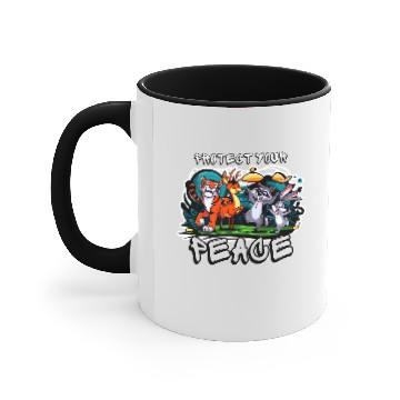Discover Protect your Peace Accent Mugs