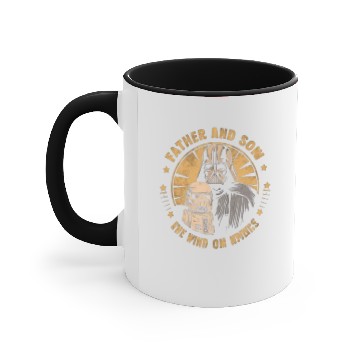 Discover Father and son starwars sci-fi design gift Accent Mugs