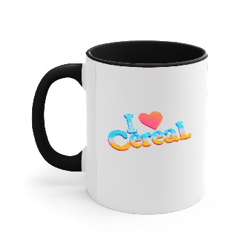 Discover I Love Cereal 13 Accent Mugs