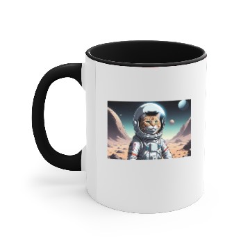 Discover Cpt Mittens Space Cat Astronaut Kitten Accent Mugs