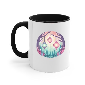 Discover Enchanted Lanterns: Twilight Grove Accent Mugs