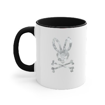 Discover Funny Easter Bunny Crossbones Accent Mugs