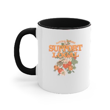 Discover Retro Fruit Graphic to Support Local Accent Mugs
