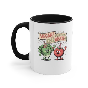 Discover Vegan Lettuce Celebrate Cool Trend Accent Mugs
