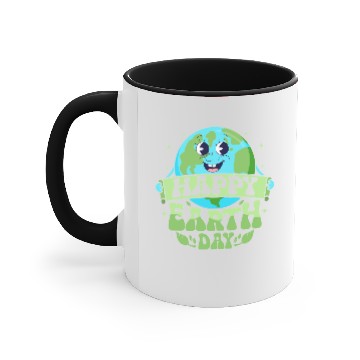 Discover Happy Earth Day Planet Environmental Accent Mugs
