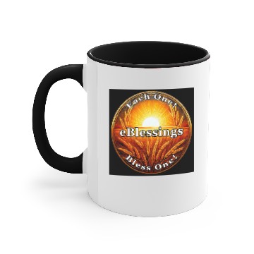 Discover eBlessings, Holy Ghost-Given! Each One! Bless One! Accent Mugs