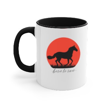 Discover Born to run Accent Mugs
