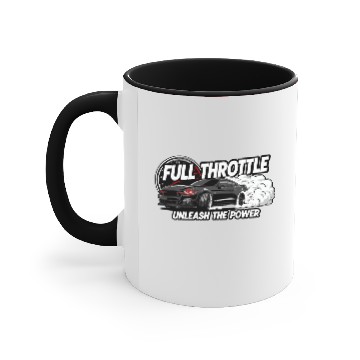 Discover Full Throttle Muscle Car Design Accent Mugs