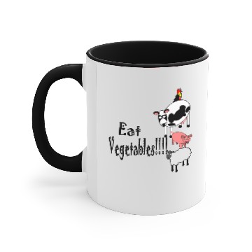 Discover Eat Vegetables Accent Mugs