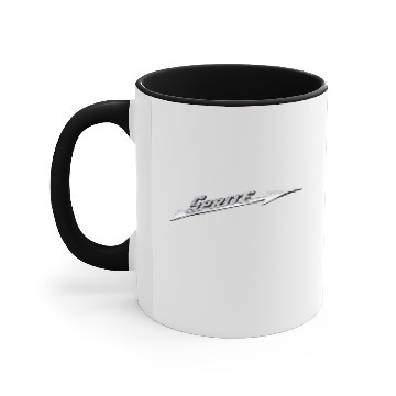 Discover Austin-Healey Sprite silver script emblem - Accent Mugs