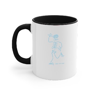 Discover Dancing Skeleton Accent Mugs
