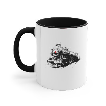 Discover Soviet Steam Locomotive Accent Mugs