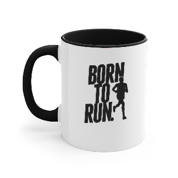Discover Born to run Accent Mugs
