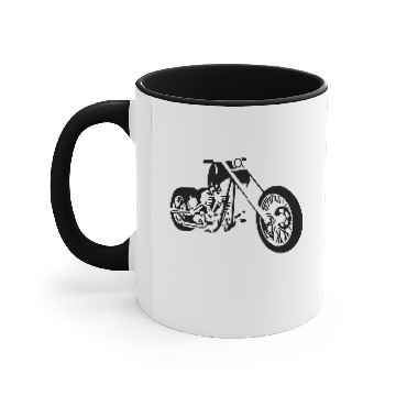 Discover Chopper - generic home build hardtail chop Accent Mugs