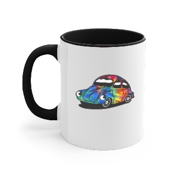 Discover Volkswagen Beetle Bug Classic Style Psychedelic Accent Mugs