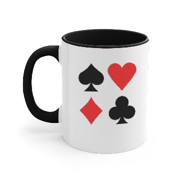 Discover Poker Accent Mugs