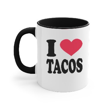 Discover I Love Tacos Accent Mugs