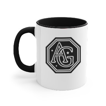 Discover AG monogram initial letters Accent Mugs