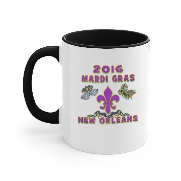 Discover 2016 Mardi Gras 2016 New Orleans Accent Mugs