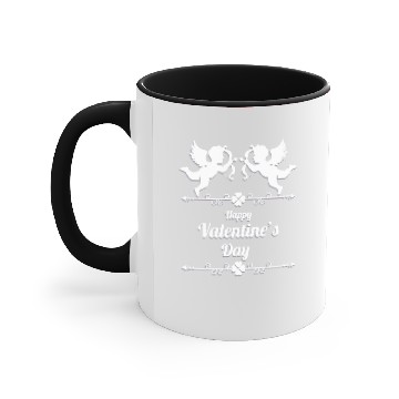 Discover valentines day 2 cupid Accent Mugs