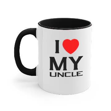 Discover I Love my uncle Accent Mugs