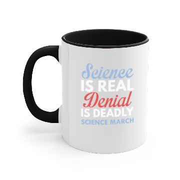 Discover Science Is Real Accent Mugs