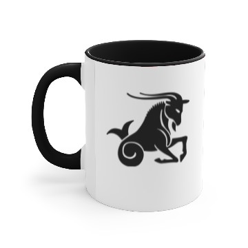 Discover Capricorn drawing 4 Accent Mugs