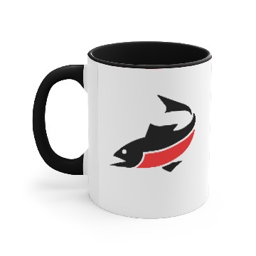 Discover Fish Swim Accent Mugs