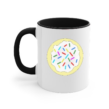 Discover Rainbow Sprinkles Sugar Cookie Solid Accent Mugs