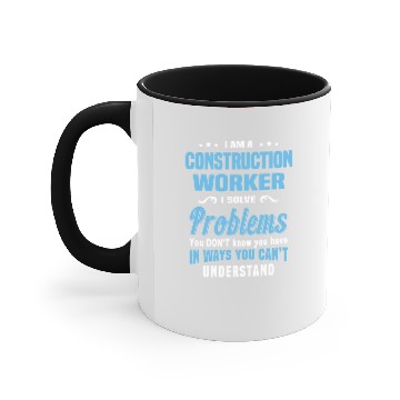 Discover Construction Worker Accent Mugs