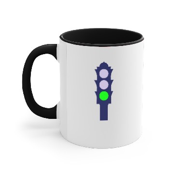 Discover Traffic light (green) Accent Mugs