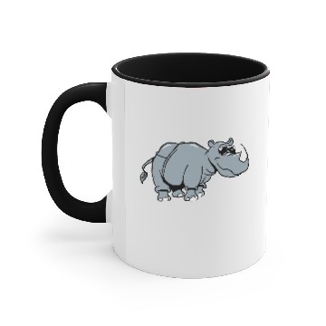 Discover rhinoceros cute funny sunglasses Accent Mugs