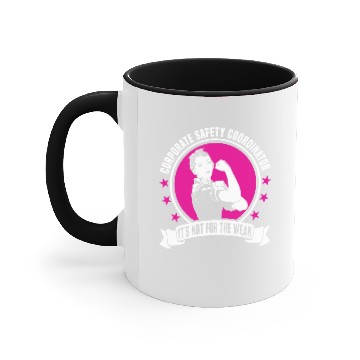 Discover Corporate Safety Coordinator Accent Mugs