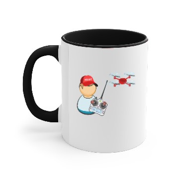 Discover Drone / UAV pilot Accent Mugs