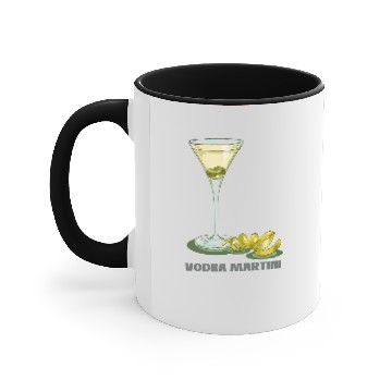 Discover Vodka Martini Accent Mugs