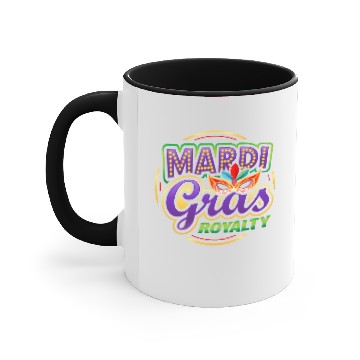 Discover Mardi Gras Royalty King Queen Accent Mugs