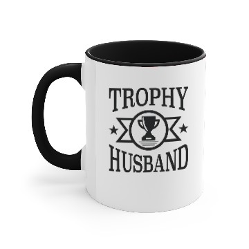 Discover Trophy Husband Accent Mugs