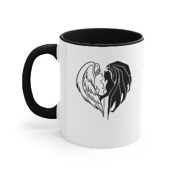 Discover heaven and hell Accent Mugs