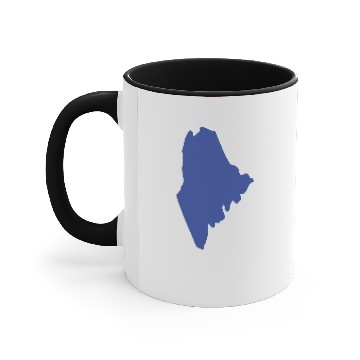Discover State Maine Accent Mugs