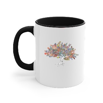 Discover batik tree Accent Mugs