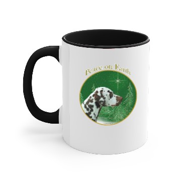 Discover Dalmatian (liver) Peace Accent Mugs